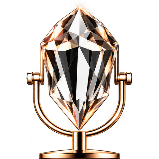The Behind The Facets diamond microphone